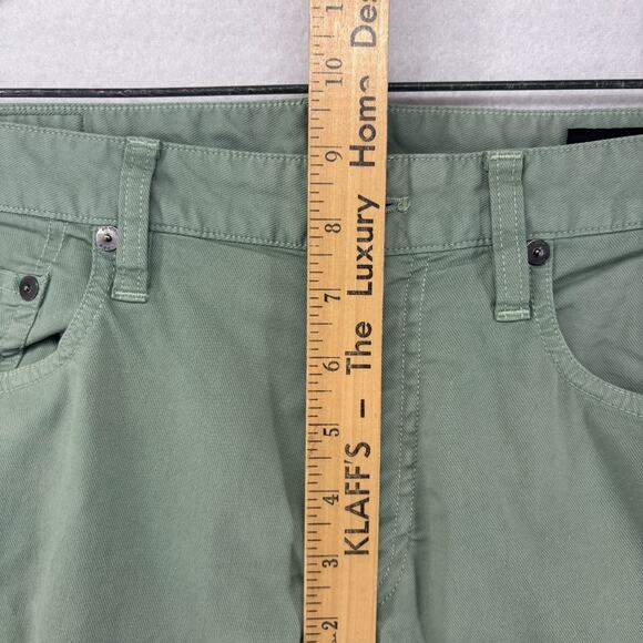 BONOBOS Jeans Mens 31x30 Premium 4-Way Stretch Slim Denim Cotton Stretch Green - Picture 13 of 16
